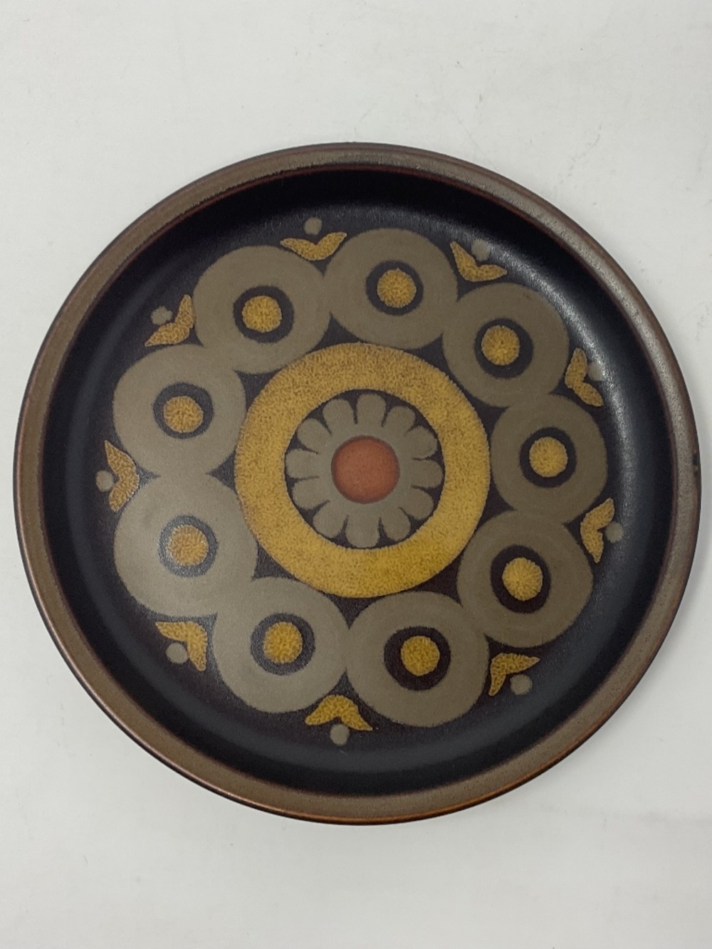 Denby Arabesque (retired) Stoneware Side Bread Dessert (12 available $30 EACH)